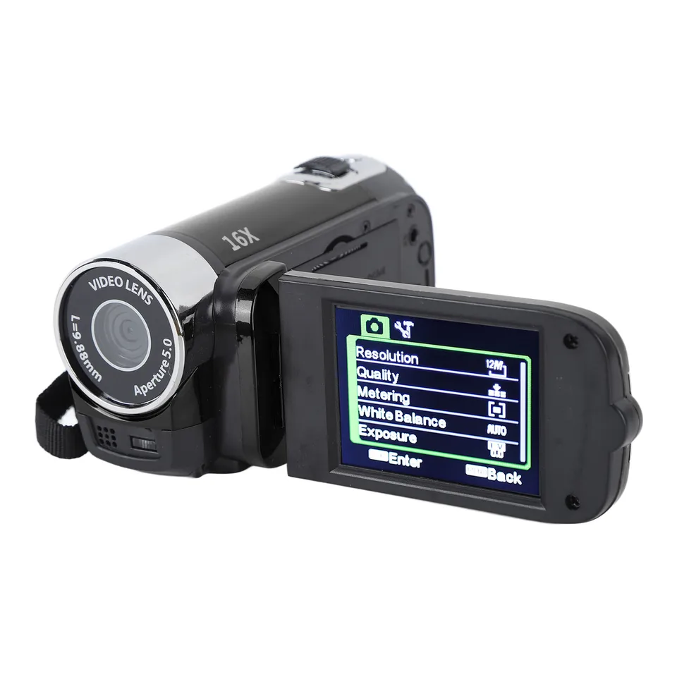 4K 48MP DV Camera 2.7in TFT Rotatable Screen 16x Digital Zoom
