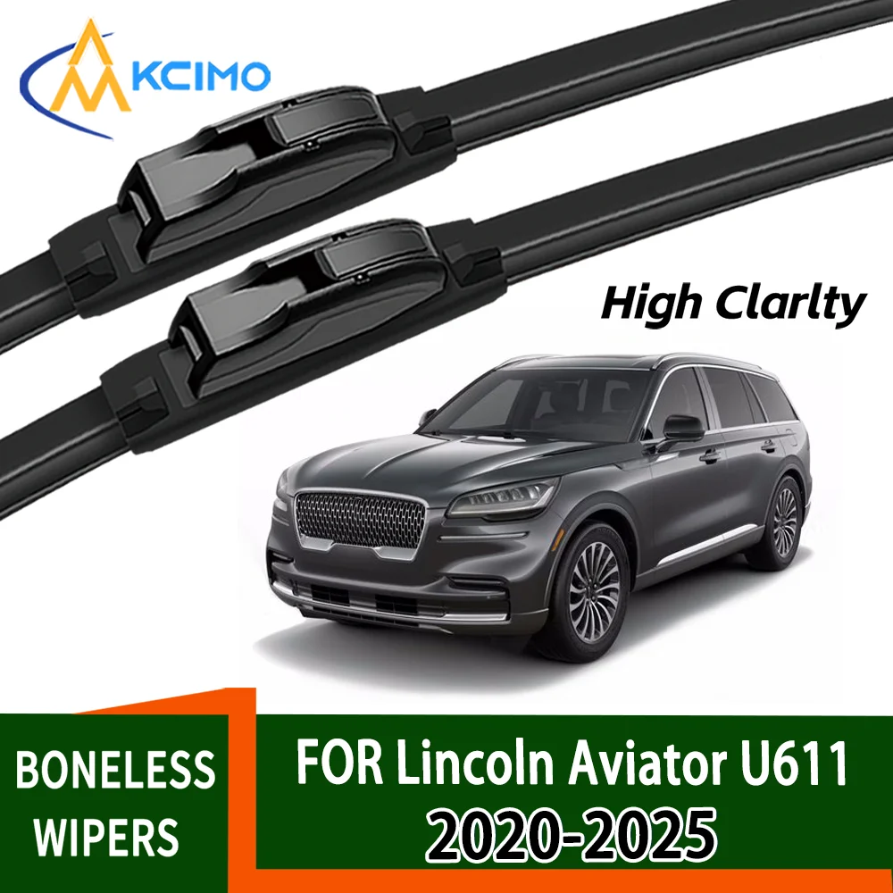 Für Lincoln Aviator U611 2020-2025 2021 Langlebige Slient Front Wischer Klingen Auto Windschutzscheibe Fenster Wischer Zubehör