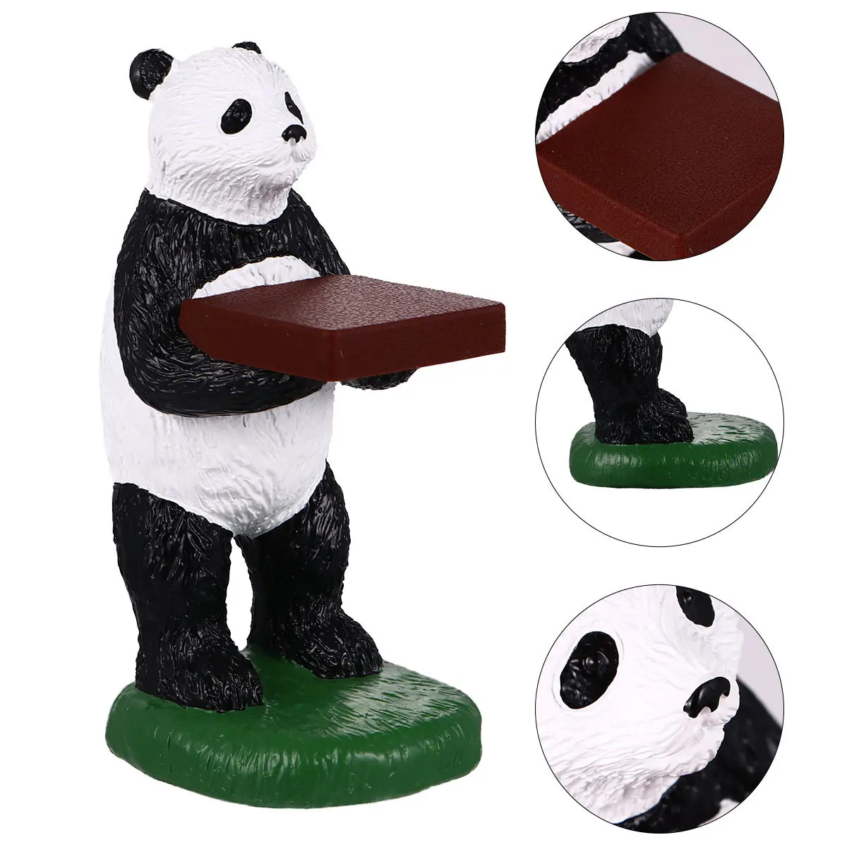 

1Pcs Cute Panda Watch Stand Premium Resin Watch Display Rack Storage Holder for Bedroom Living Room Decor Accessory