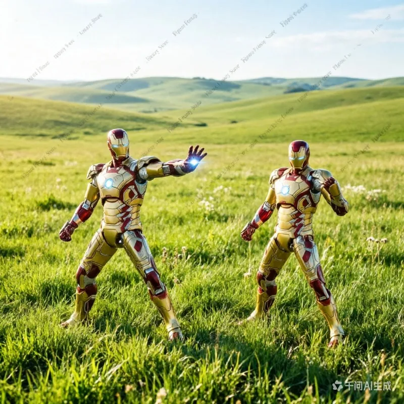 

Special Offer 7 Inches LED ZDTDS Toy Iron Man 3 MK42 Large Platform Action Figure Movie Doll for Tony Stark with Joint