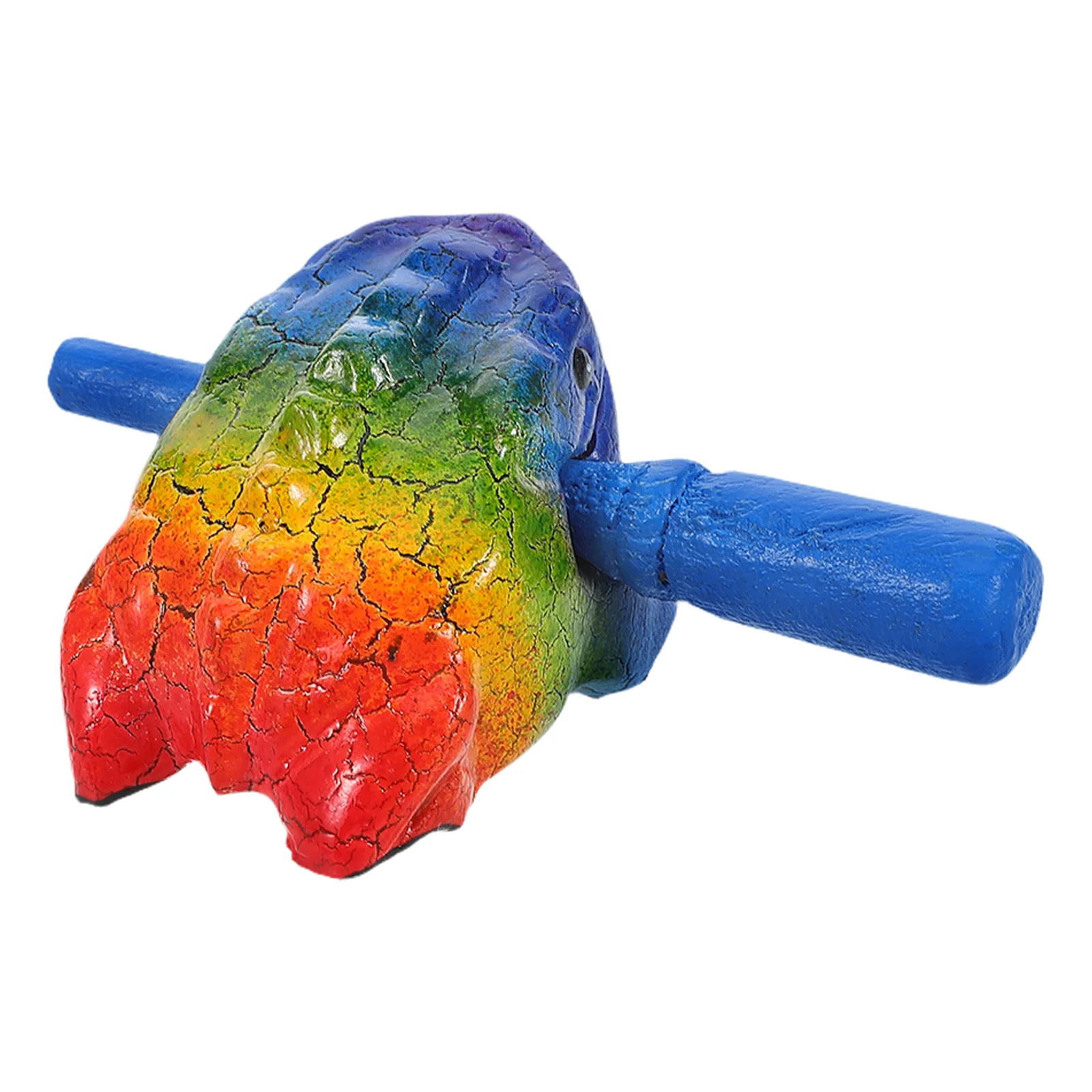 

Durable Colorful Wooden Frog Musical Instrument Kids Adults Clear Sound Music Education Performances Decor Percussion Wood Block