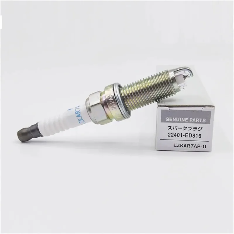 

4Pcs Iridium Spark Plugs 22401-ED816 LZKAR7AP11 Fit For Nissan Tiida Sylphy X-Trail Qashqai