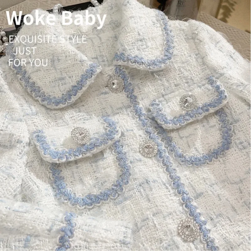 

Girls' Clothing Set for Spring and Autumn New Fashionable Stylish Little Girl Jacket and Shorts Two-Piece Set