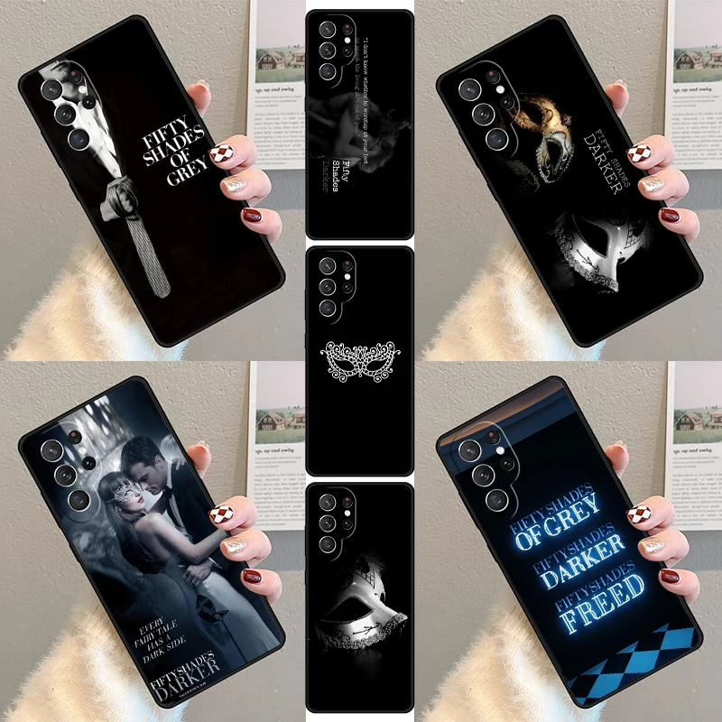 Movie Fifty Shades Darker Phone Case For Samsung Galaxy S23 S21 S20 FE S24 S22 Ultra Note20 S10 S9 S8 Plus Silicone Cover