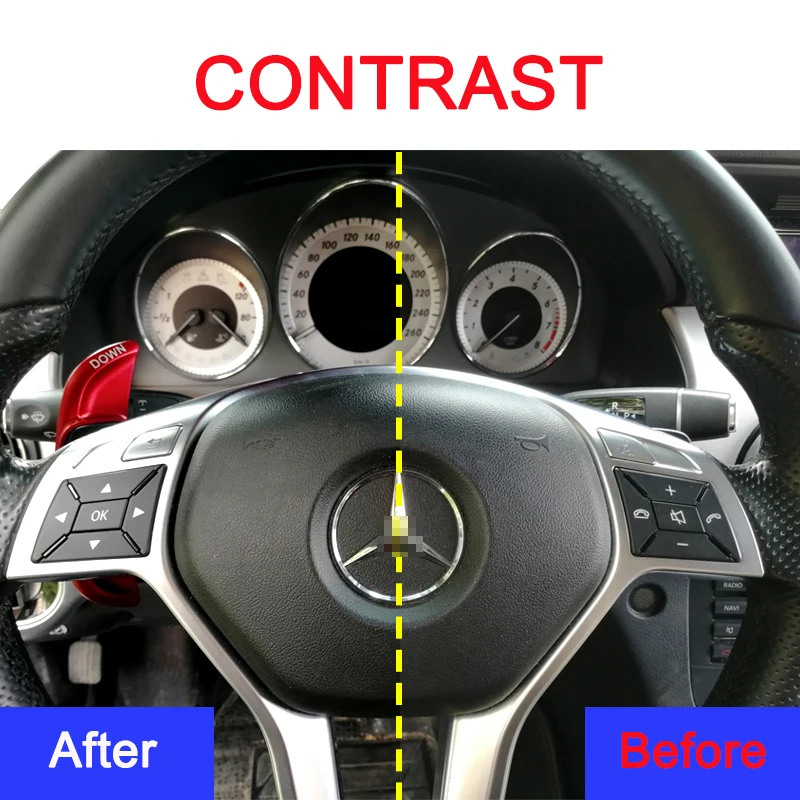 Car Steering Wheel Paddle Shift Extension Shifters DSG Shift Paddle for Benz W176 W246 W204 W212 X204 W166 X166