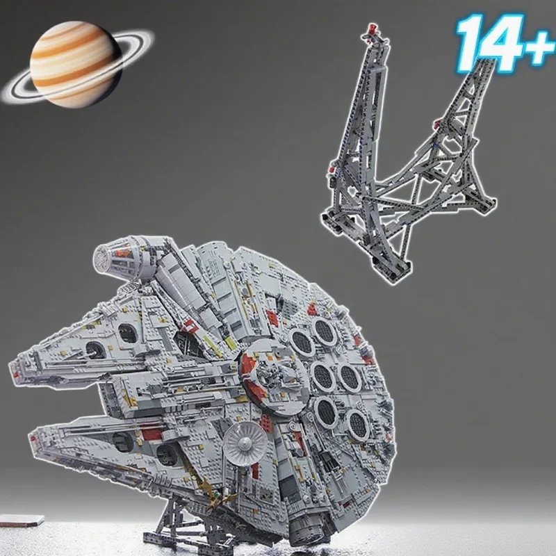 MINISO 2025 nouveau Compatible avec les briques de bloc jouet cadeau 75313 75252 75192 ensemble blocs briques jouets pour garçon cadeaux d'anniversaire de noël