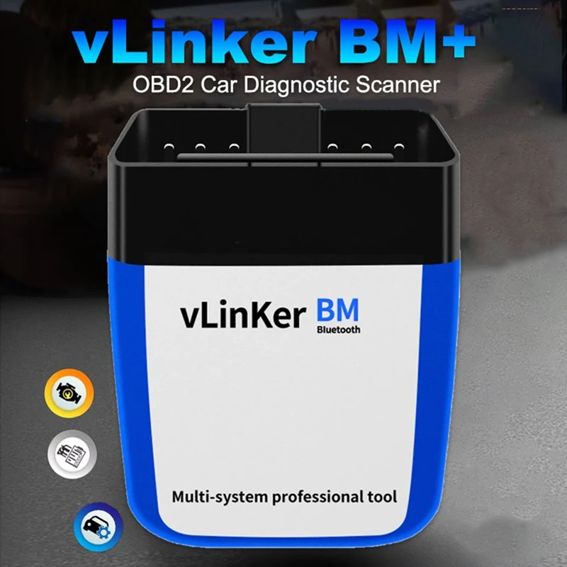 Super Sale VLinker BM+ Car OBD Scanner for BMW Car Flash Hidden Bimmercode Dedicated,Also Compatible with Electric Vehicle