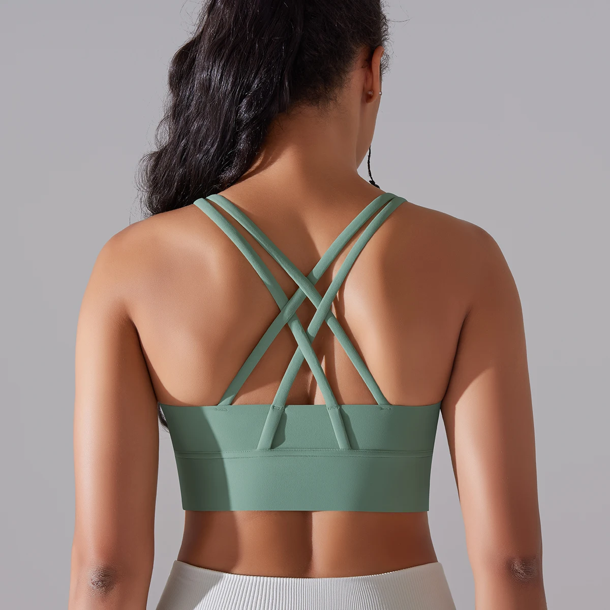 Frauen Yoga BraTank Tops für Fitness Nacktes Gefühl Sport Bh Gym Weste Frauen Leibchen Workout Unterwäsche Sportswear Outfit – Detail 12