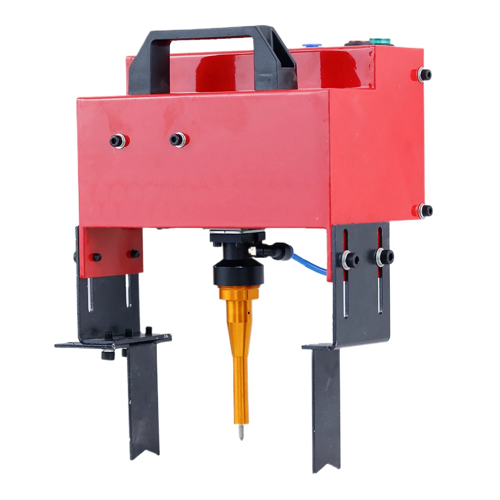 With Round Bracket Portable Metal Pneumatic Dot Peen Marking Machine For VIN Code(100*20mm) Frame chassis number 220V/110V