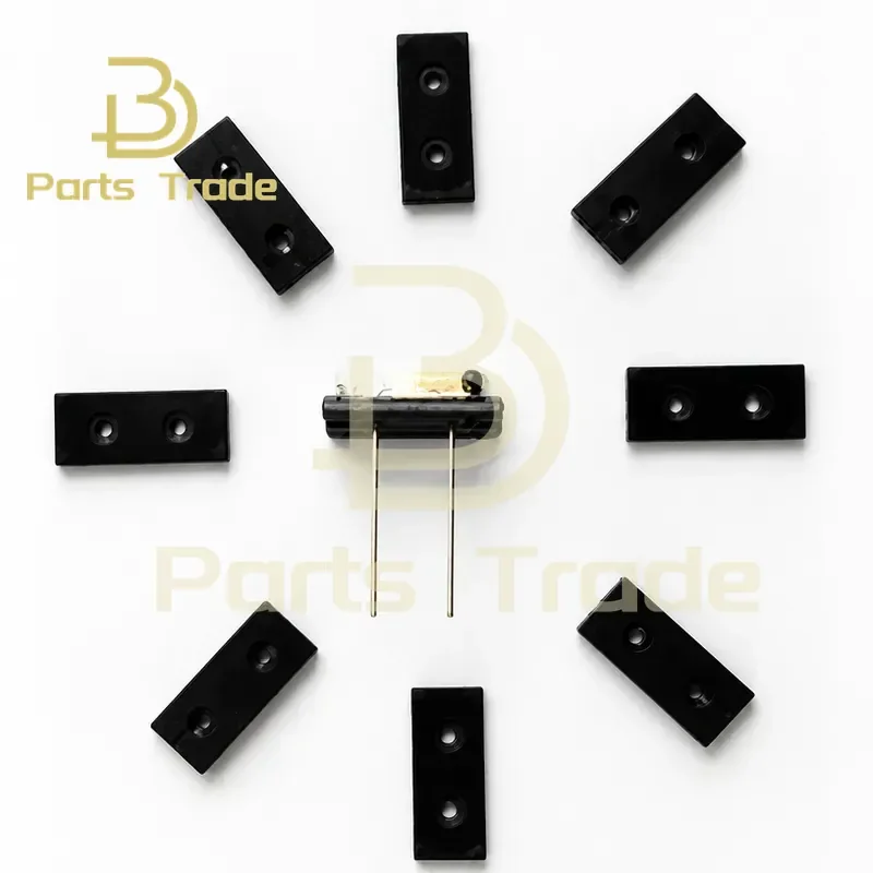 1000 Pcs Black Crystal Gasket for 49S 49U Insulation Pads High Temperature Resistance Anti-vibration SMD