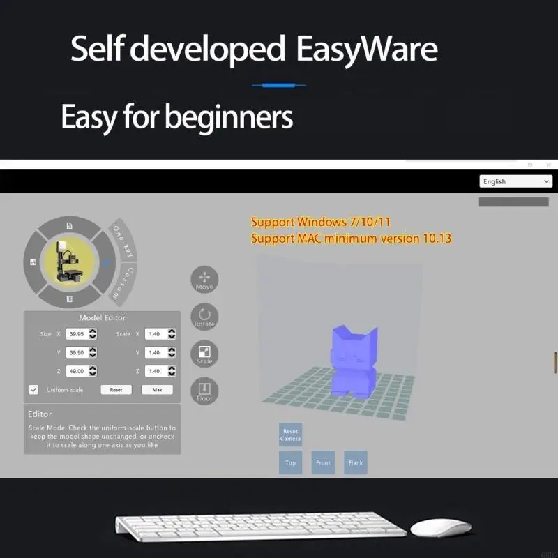 G8DF K10 3D الطابعة الصديقة للمحبي DIY والأغراض التعليمية