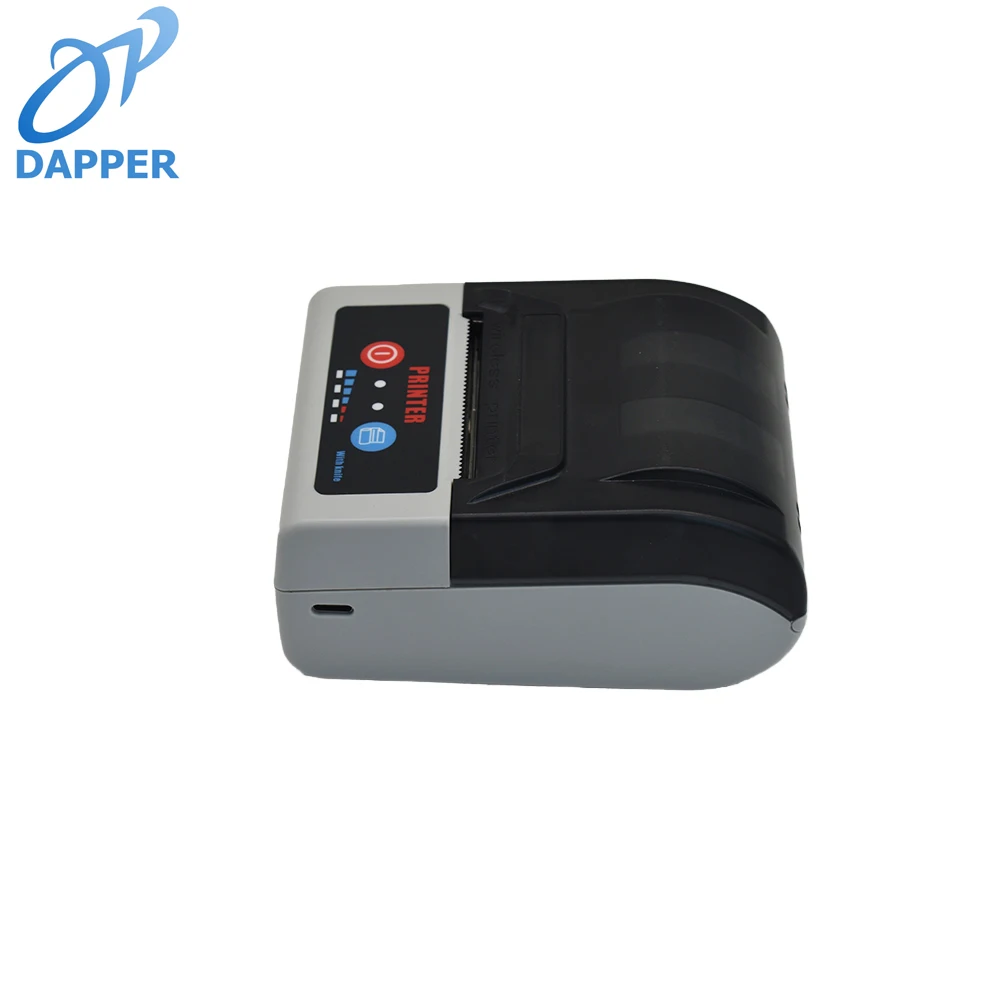 58mm Mini Label Printer with Bluetooth Wireless Portable Thermal Receipt Printers without Ink Handy Printer for Mobile Phone