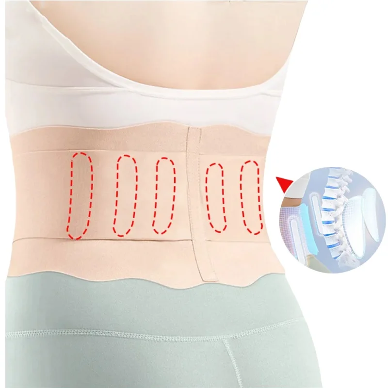 

Sport Thin Adjustable Lumbar Back Brace Anti-skid Breathable Waist Support Belt for Exercise Fitness Cycling Running Tennis Golf