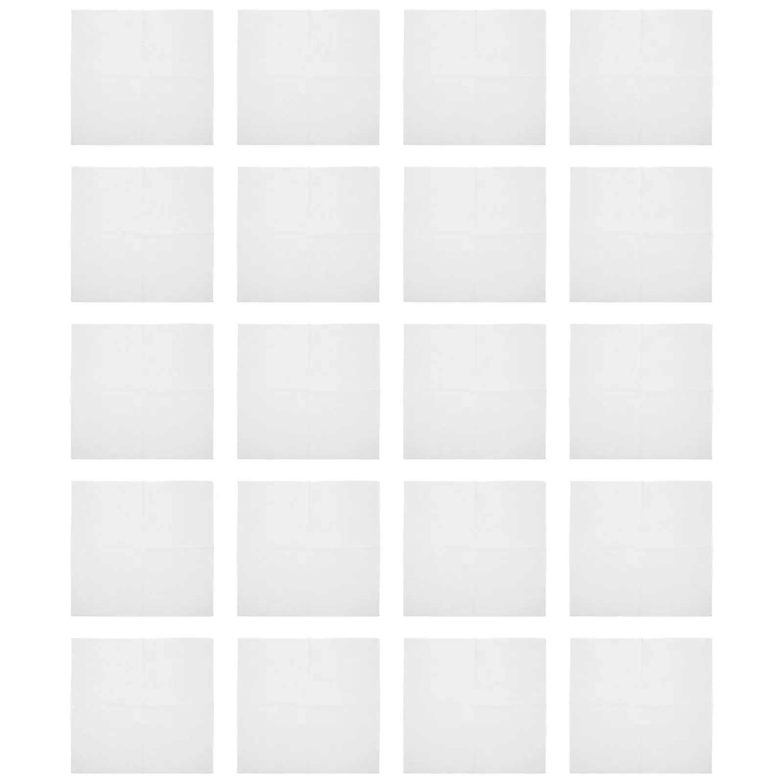 80 قطعة مناديل العشاء القابل للتصرف قسط لب الخشب الأنسجة السميكة لحفل الزفاف فندق مطعم الحدث طاولة طعام ديكور #6