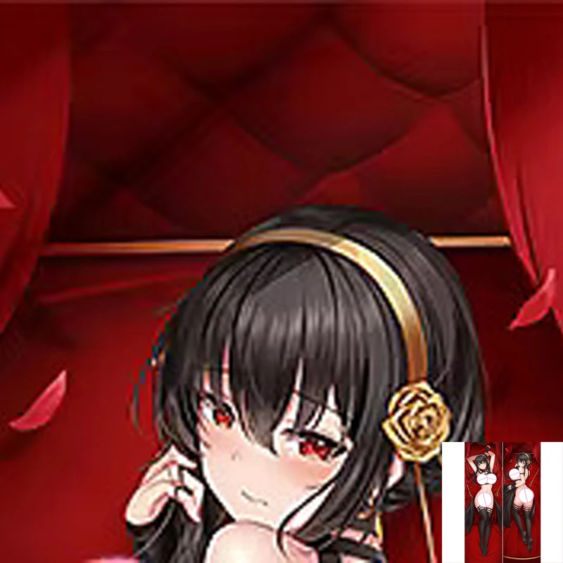 

Anime Dakimakura Pillow Case Fate Sexy and Busty Yor Forger Double-Sided Halloween Decoration