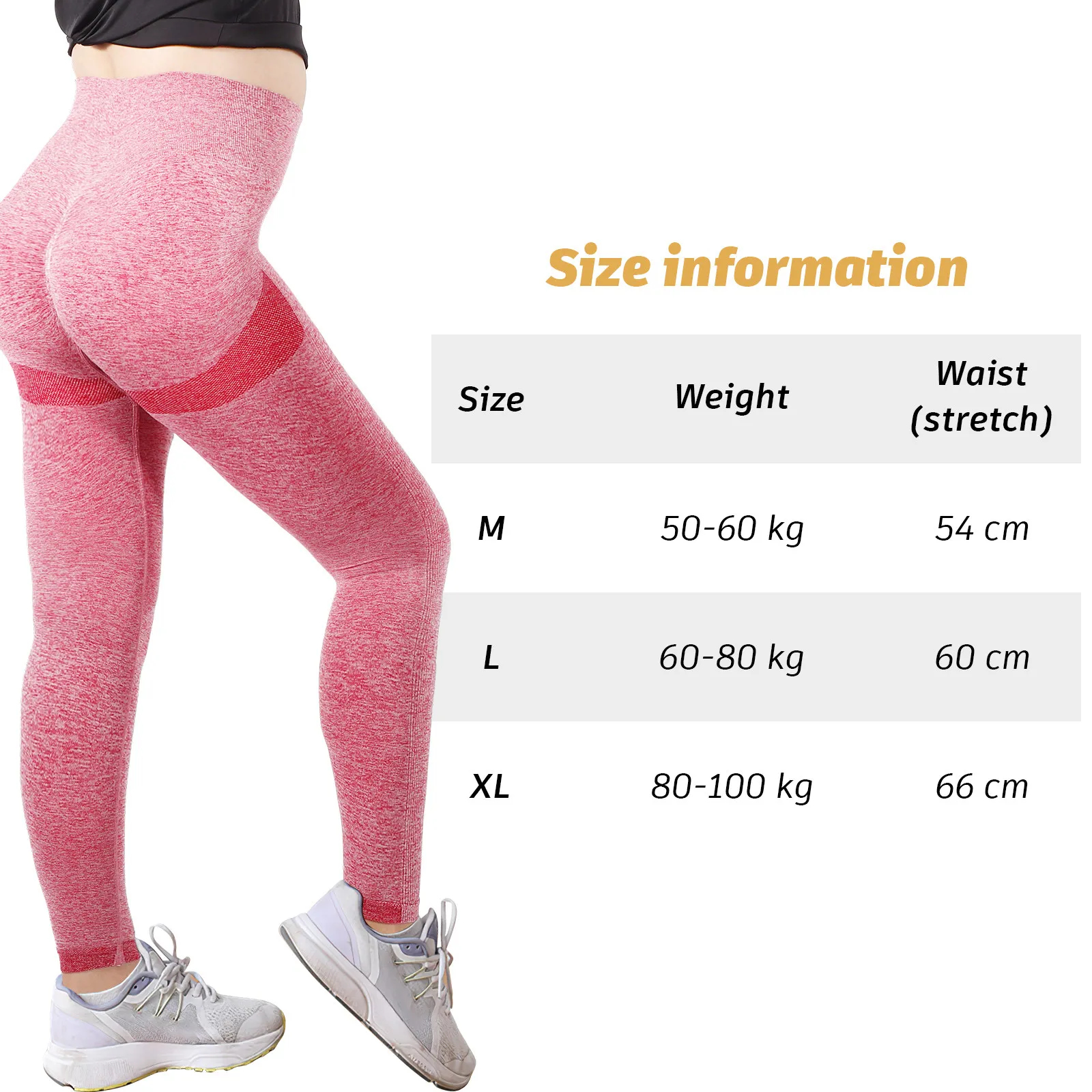 Women Yoga Leggings High Waist Design Stretchy Solid Color Pants for Yoga Exercise Training and Outdoor Activities Fitness Wear