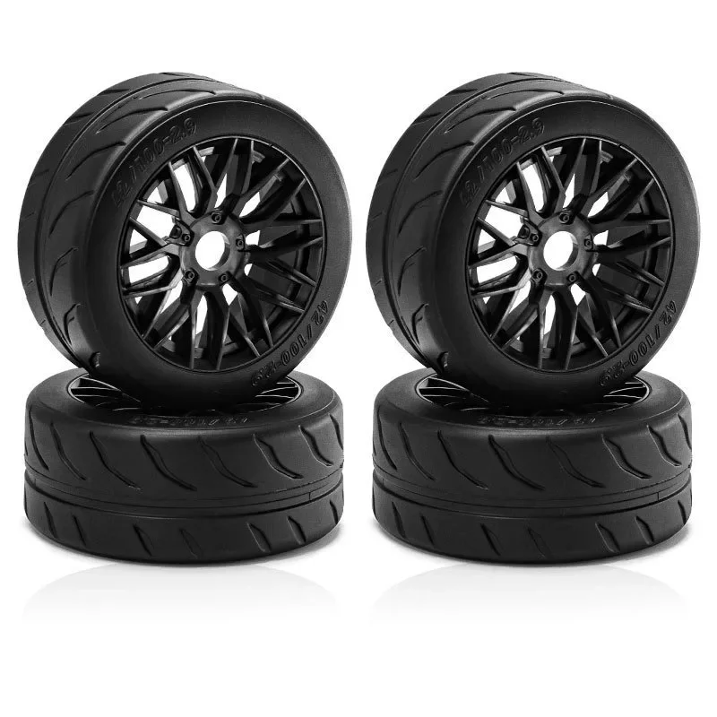 

4pcs 100x42mm 42/100 Tire Tyre 17mm Wheel Hex for Arrma 1/7 Infraction Felony Limitless RC Car Upgrade Parts Accessories