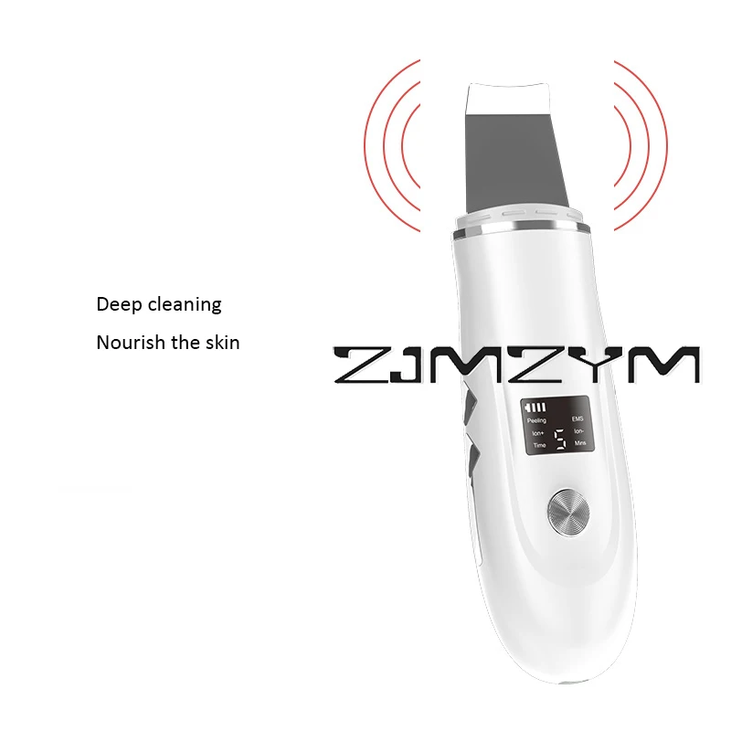 جهاز تنظيف المسام بالموجات فوق الصوتية ، العناية بالوجه ، مزيل التقشير ، منظف بشرة الوجه والرؤوس السوداء ، مجرفة الوجه ، أداة التنظيف العميق للوجه