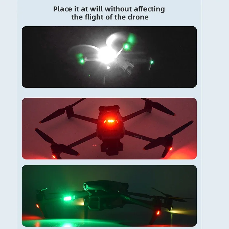 Voyant LED anti-collision, lumière stroboscopique pour 7 documents, DJI Mini 3 Pro, Mavic 3, Mavic Air 2, Mavic Air 2, Mavic Air 2S, Mavi 2, Mavic