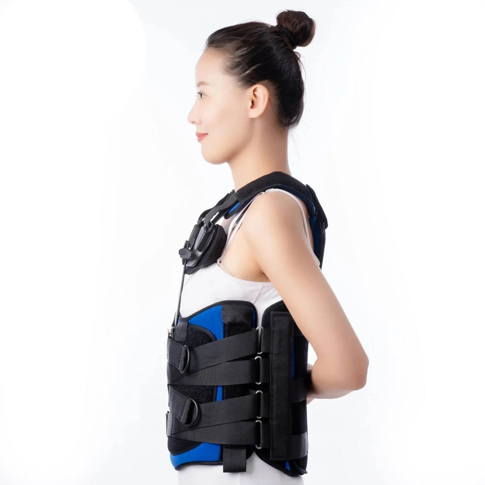 Orthopedic medical cervical, thoracic, and spinal orthopedic braces and fracture protectors