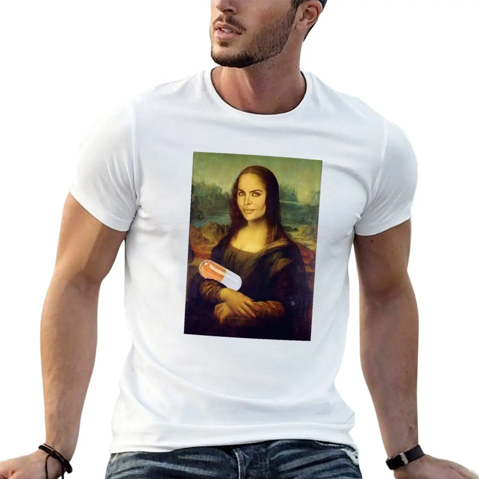Mona Lipsa T-Shirt aesthetic clothes essential t shirt mens big and tall t shirts