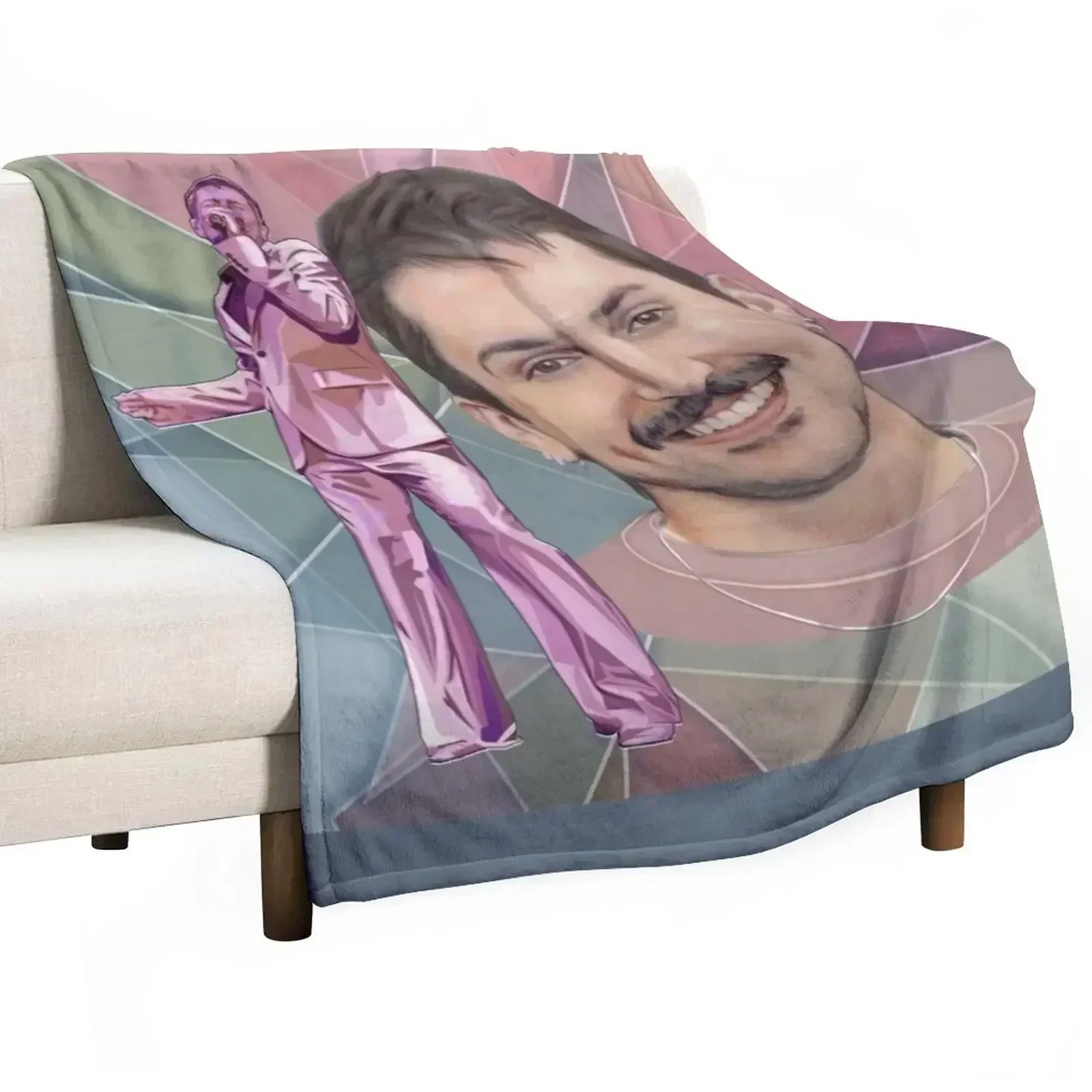 Mitch Grassi of Pentatonix Throw Blanket For Baby manga wednesday decorative Warm Moving Blankets