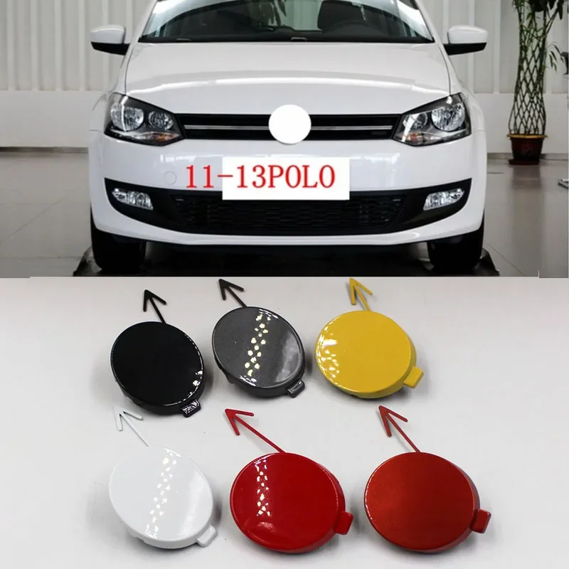

Front Bumper Towing Hook Cover Lid Tow Hook Eye Hauling Trailer Cap For Volkswagen Polo 2011 2012 2013 6R0807241A