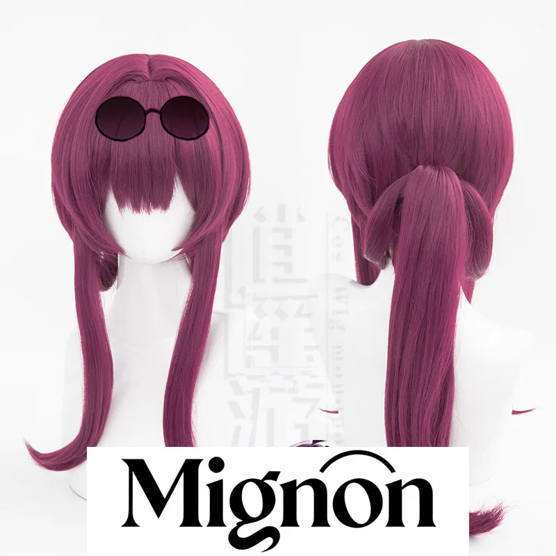 

Honkai: Star Rail Kafka Cosplay Wig Scalp Version Tiger Clip Ponytail Halloween Gift