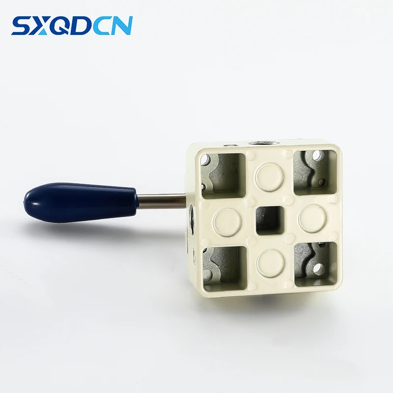 Válvula rotativa manual de empuje manual neumática fácil de usar 4HV230-08