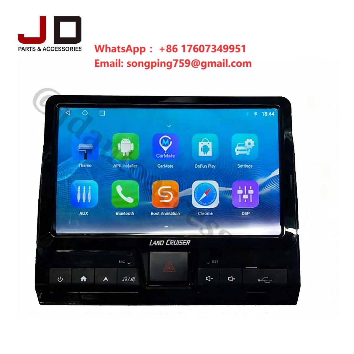 JD AUTO Portable Android Operating System Carplay LC76 LC79 2022 DSP GPS OBD2 Dashboard Unit 1 Year Warranty