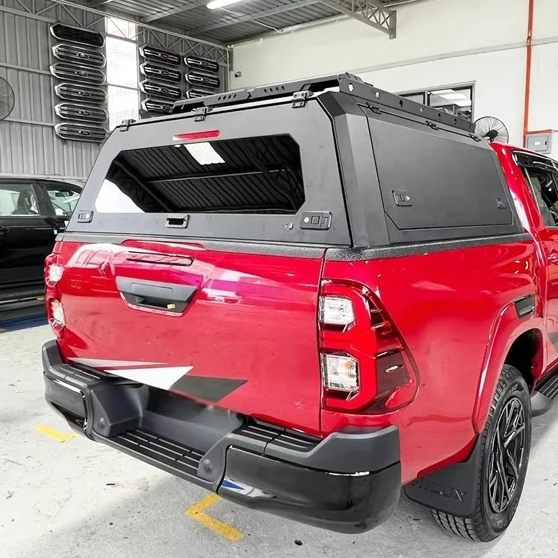 

Universal Pickup Truck Canopy Aluminum/Steel Hard Top Design Waterproof Dustproof for Most 5FT-6.5FT Pickup Truck Beds