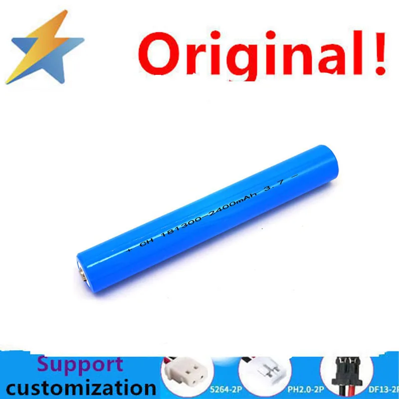 buy more will cheap Manufacturer 181300 lithium battery 2400mAh 3.7V strong light flashlight battery with sufficient capacity