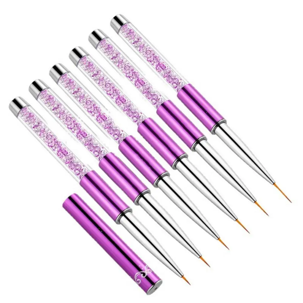 1~4PCS Set With Pen Cover Firm Economic Nail Care Brush Manicure Nail Accessories Nail Care Wire Pencil Will Not Fade