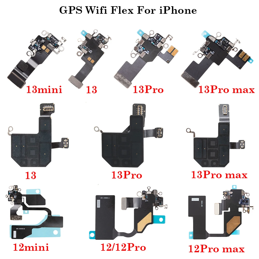 

Pop 1Pcs WiFi GPS Flex Repair Parts For IPhone 12 13 Pro Max Mini Wifi Signal Antenna Flex Cable Replacement Parts