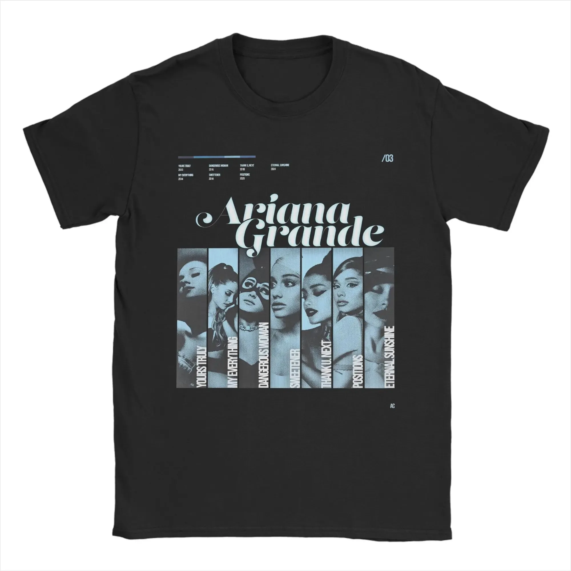 الشارع الشهير تي شيرت أريانا غراندي جولة العصور القطن تي شيرت عصر المرأة الخطيرة التي شيرت للرجال الصيف Y2K بلايز عادية