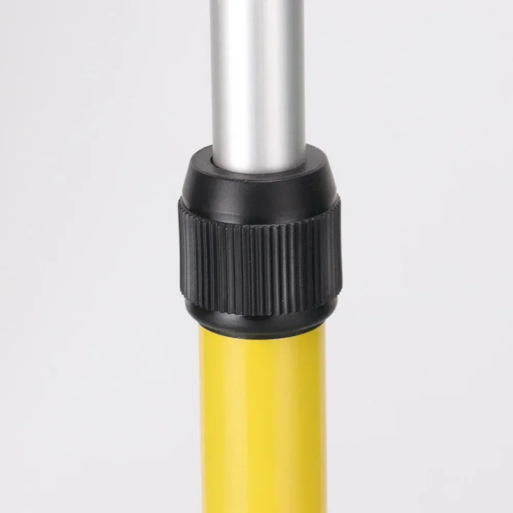 Yellow DZ33A Prism Pole Tripod for Land Surveying Equipment Thumb Release Stable and Durable Design