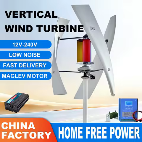 Free Energy 10KW 20KW 30KW Vertical Wind Turbines 48V 230V 3Phase AC Permanent Magnetic Generator Off Grid System For Home Load