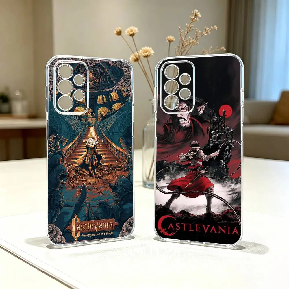 Game C-Castlevania   Phone Case For Samsung S25,S24,S21,S22,S23,S30,Ultra,S20,Plus,Fe Transparent Cover