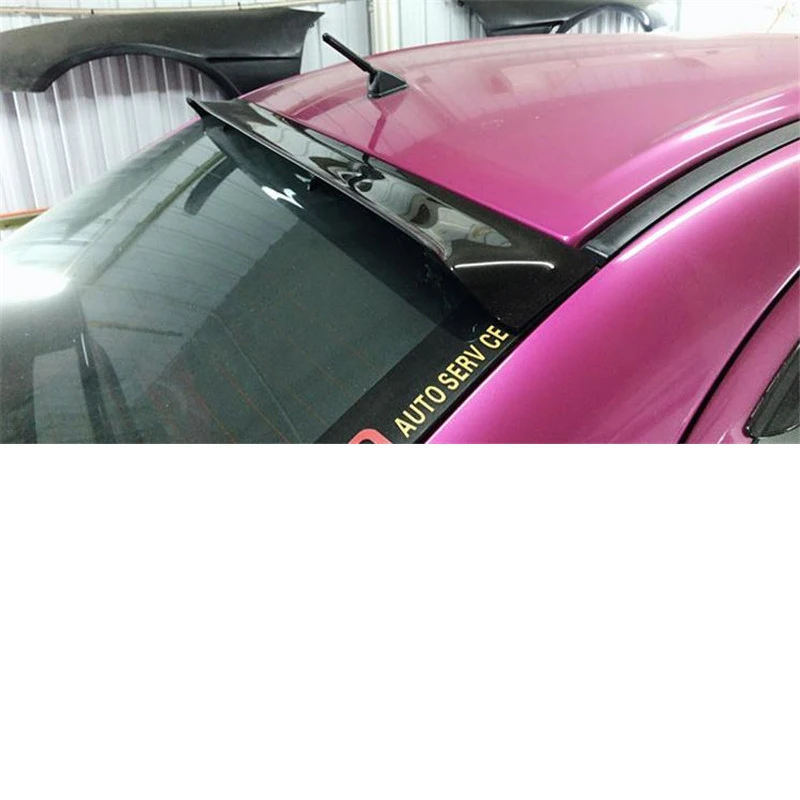 For Roof Spoiler Wing Mitsubishi Lancer EX ABS Plastic Car Rear Window Black Tail FIN Accessories 2009-2016 Year