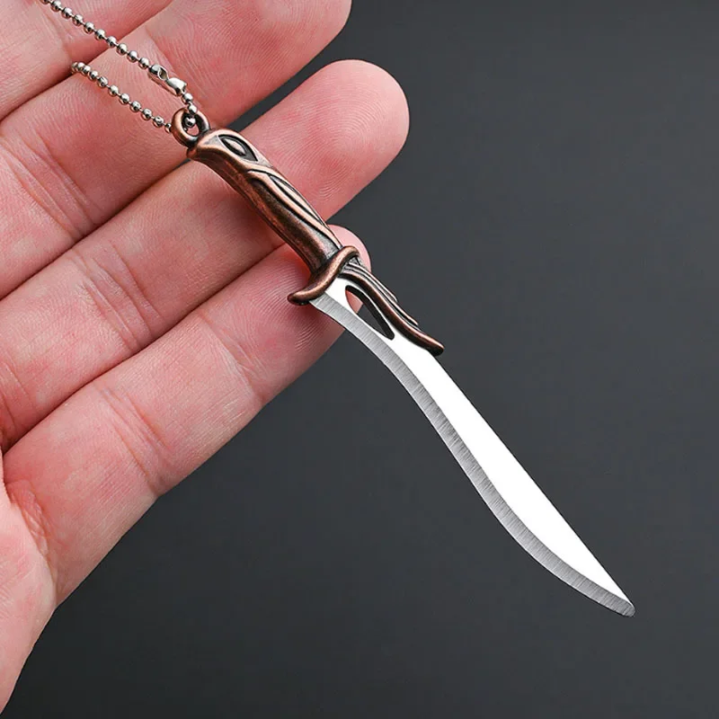 Mini Keychain Portable Knife Suitable for Opening Holiday Gifts and Express Delivery Non-folding Knife Pendant Accessories