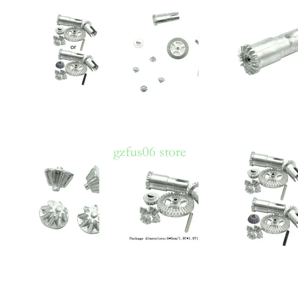 

D5QF Upgrade Metal Differential Gear Repair Spare Parts for HS 18301 18302 RC Car