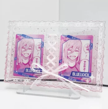 Nouveau cadre photo en acrylique avec bande en dentelle étoilée, style Instagram, pour collection de photos, cadre créatif décoratif à double rangement