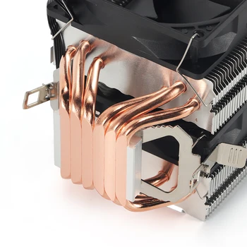 6 Heat Pipes 4 Pin PWM RGB PC Quiet CPU Cooler Intel LGA 1700 2011 2011-V3 1200 1150 1151 X79 X99 E5 AMD AM4 AM3 CPU Cooling Fan