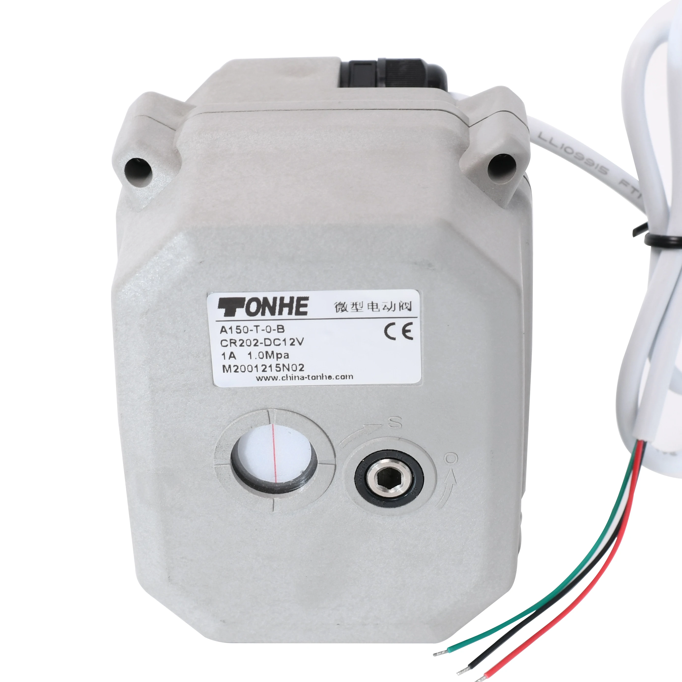 TONHE A150 15N ISO5211 F03 F05 AC 110V 220V صمامات المحرك الكهربائي على الخروج NC