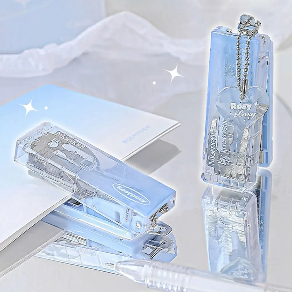 Effort Saving 40 Sheet Capacity Stapler High Appearance Level Gradient Color Paper Binding Tools 10# Mini Office Supplies