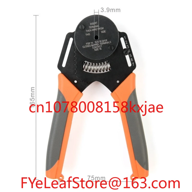 IWD-12/16/20 كماشة تجعيد أداة يدوية لموصلات Dechi كماشة تجعيد 4 نقاط كماشة طرفية #1