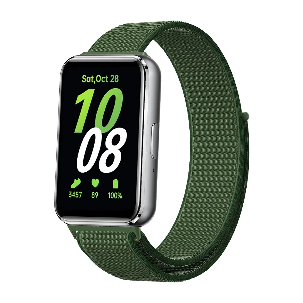 Correa de nailon ajustable para Samsung Galaxy Fit 3, repuesto de correa de nailon, correa de reloj elástica, accesorios de pulsera, nuevo