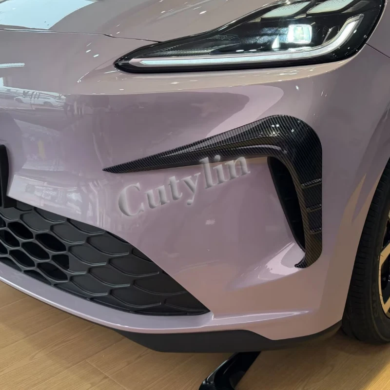 ل MG 4 MG4 EV 2026 2027 ABS ألياف الكربون الملحقات الخارجية غطاء خزان الغاز مقبض الباب وعاء مرآة الرؤية الخلفية غطاء الكسوة #5