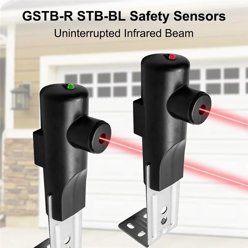 

AA76-Датчики безопасности, подходящие для устройств открывания гаражных ворот Genie, сделанные после 1993 года, комплект безопасности гаражных ворот