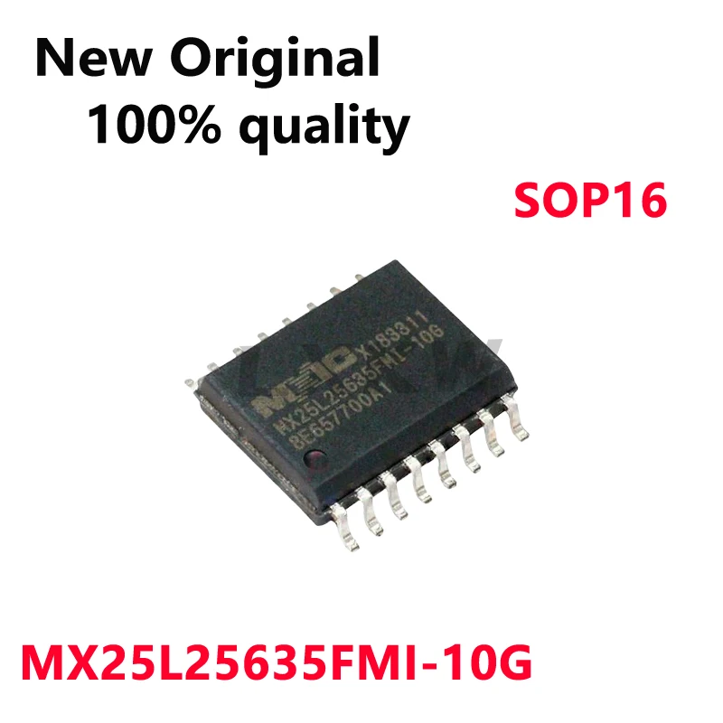 5-10/PCS New Original MX25L25635FMI-10G MX25L25635FMI MX25L25635F 25L25635F SOP16 Flash memory chip In Stock